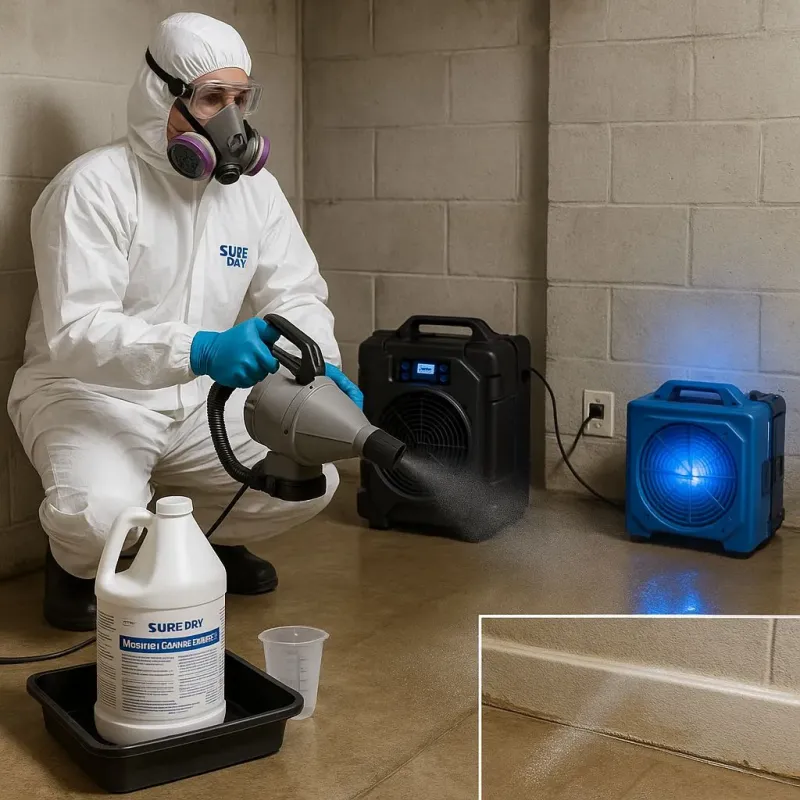 Sanitization and Odor Removal process in Stapleton, NY