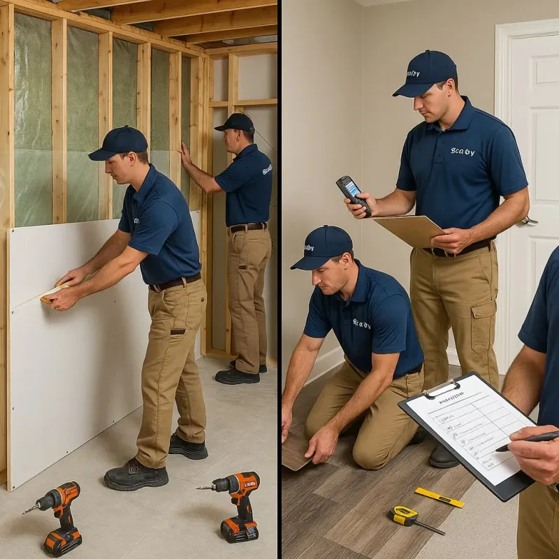 Repairs and Reconstruction process in Stapleton, NY